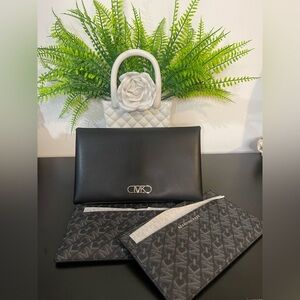 NEW Michael Kors Empire Large 3-In-1 Travel Wallet